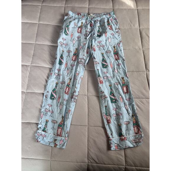 Printfresh Other - PRINTFRESH Pajama Pants 100% Cotton S Champagne Tower Summer Comfort Designer